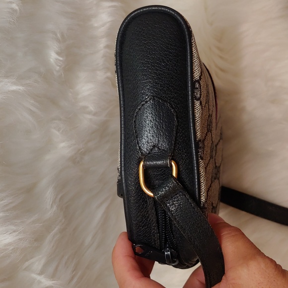 Authentic Vintage Gucci GG Monogram Supreme Sherry Web Ophidia Crossbody Bag - Picture 6 of 9